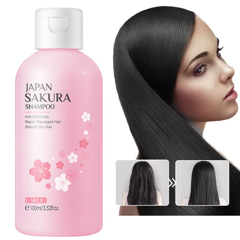 Hair Care In Japan - LAIKOU japonia Sakura szampon naprawa zniszczone