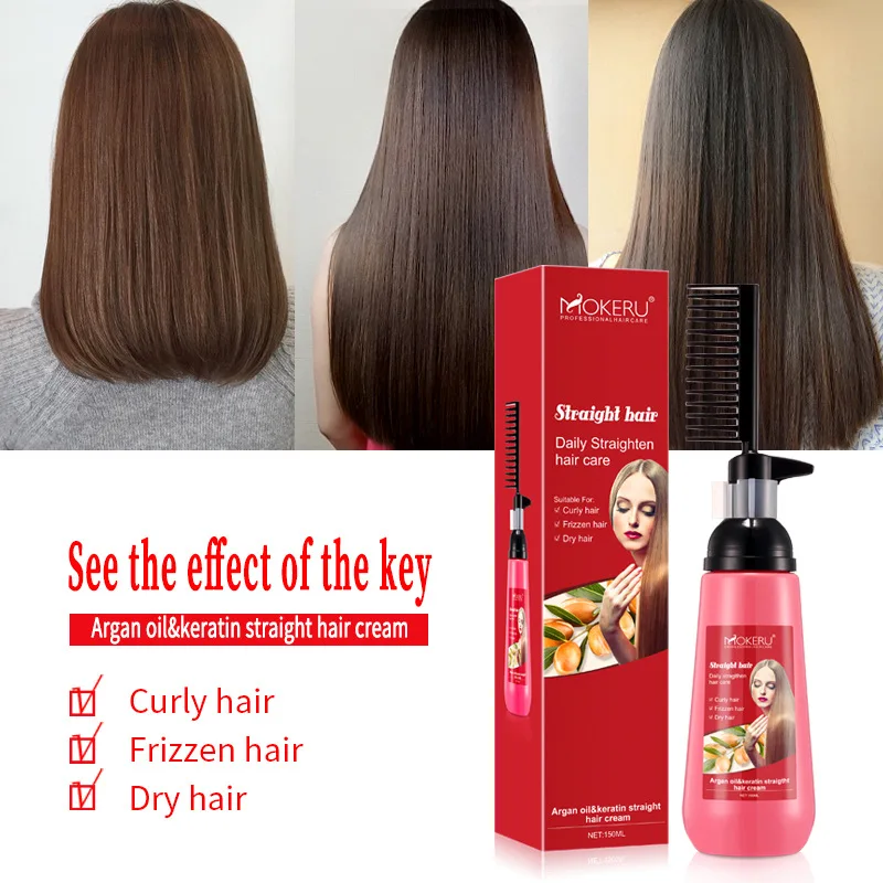 Hair Care Herbal - Prostownica do włosów krem ziołowy keratyna