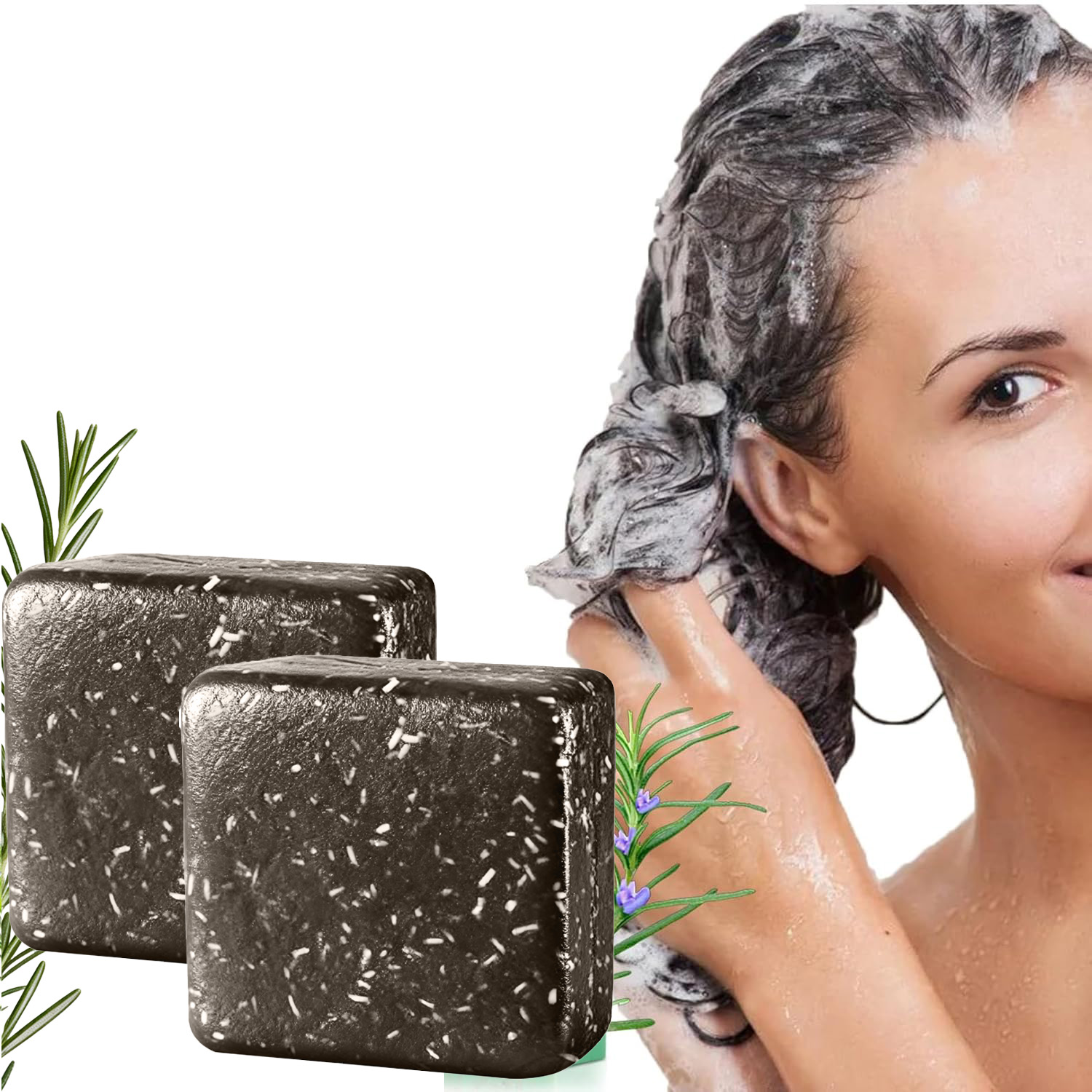 Hair Care Pantene - Szampon w kostce z rozmarynem na