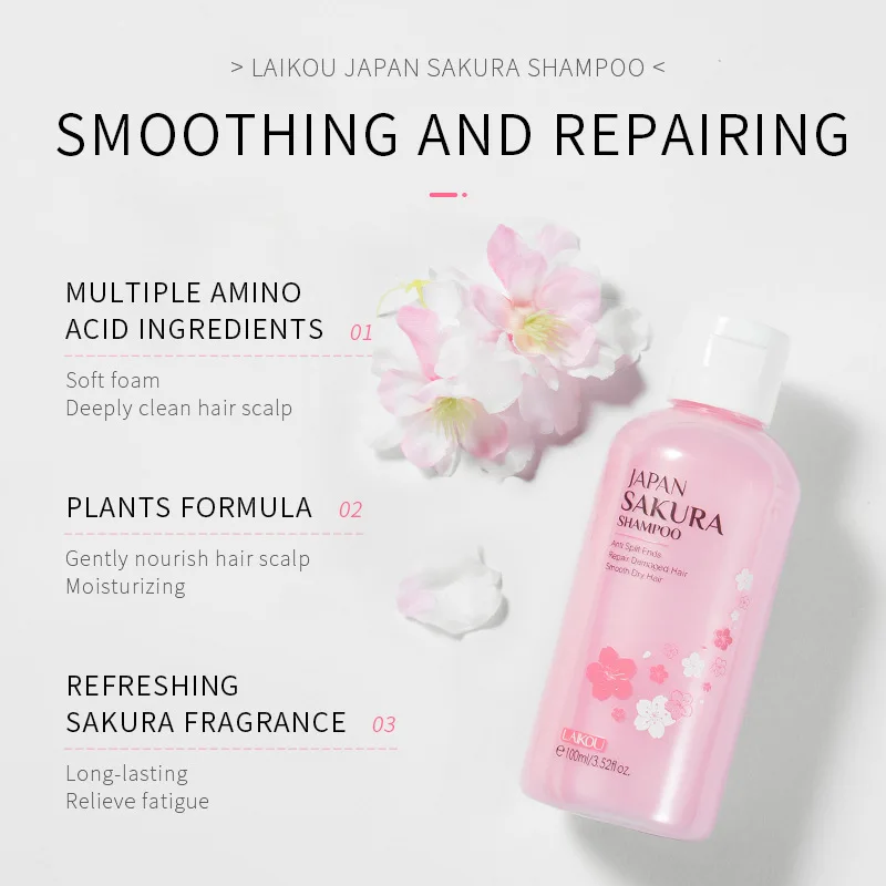 LAIKOU japonia Sakura szampon  – Hair Care In Japan recenzja i cena