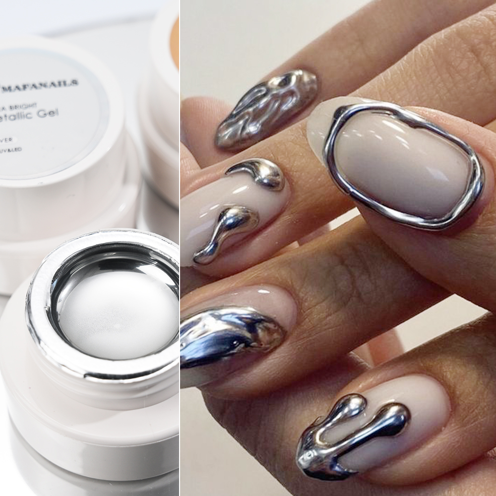 5ml Srebrny Złoty Metaliczny L – Hair Care Gel recenzja i cena