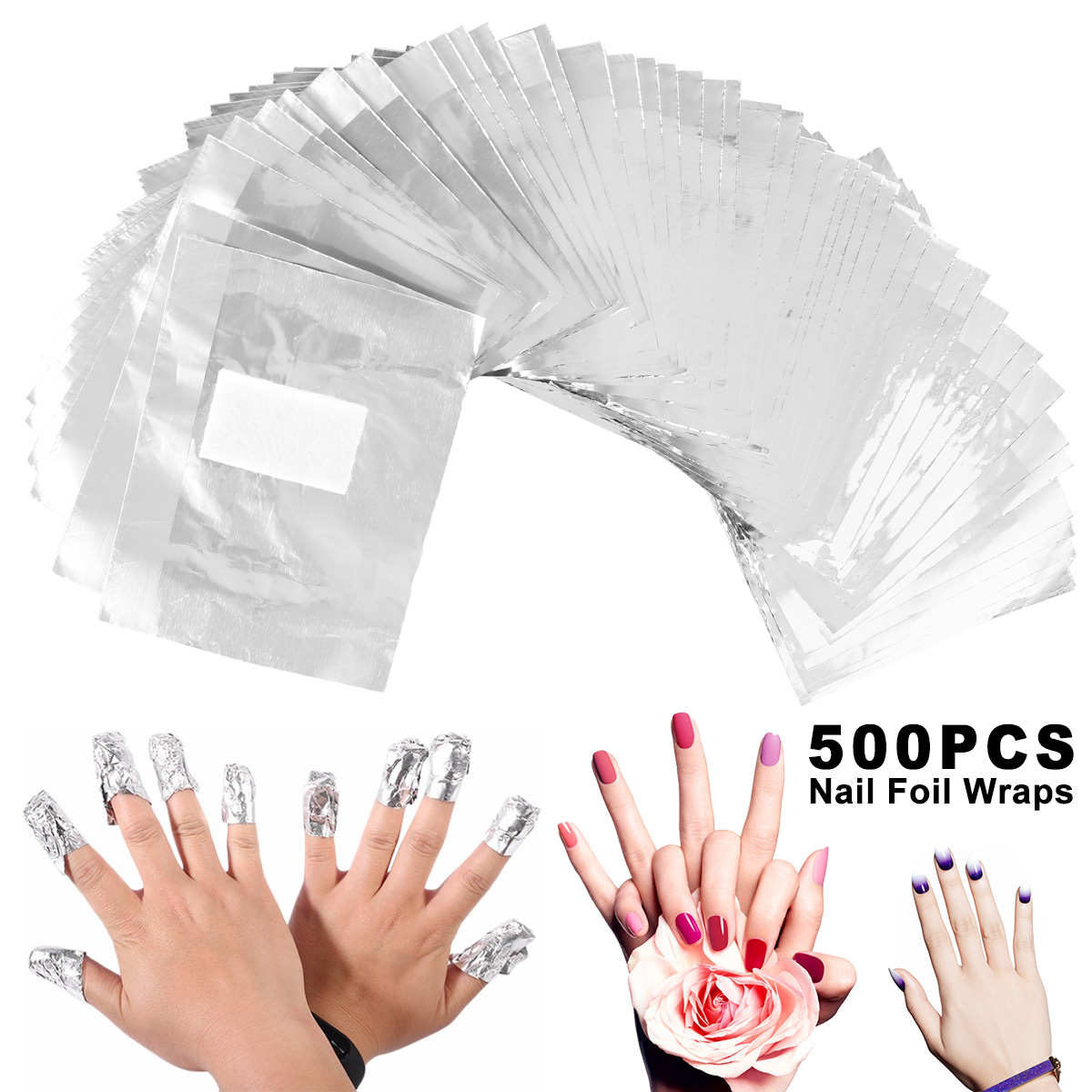 500/1000 szt. Aluminiowe folie – Hair Care Gel recenzja i cena